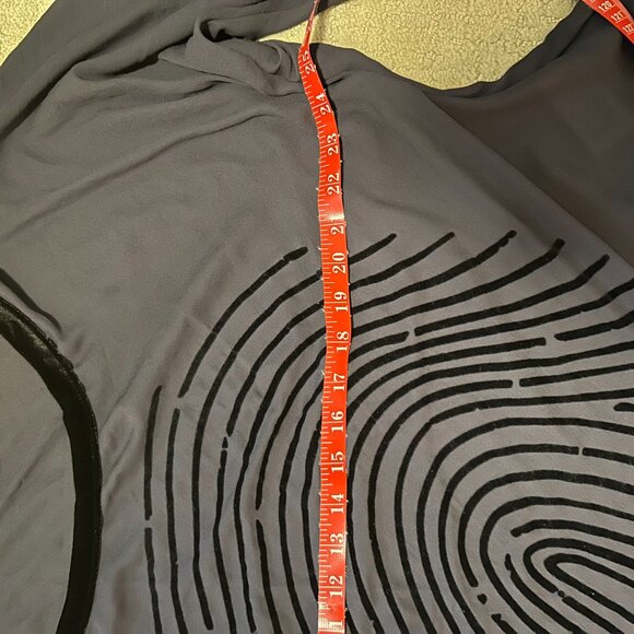 Beautiful Black Dressy "Mat. Brand" Tunic - Picture 3 of 7